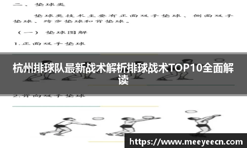 杭州排球队最新战术解析排球战术TOP10全面解读
